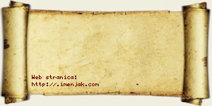 Jana Kovjanić vizit kartica